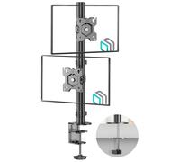 Supporto monitor ONKRON per due monitor da 13-34 pollici orientabili a 180°