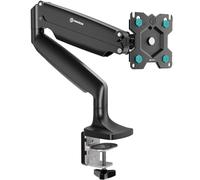 ONKRON Braccio Monitor 13-32 pollici, fino a 9 kg, VESA 75x75-100x100 mm, Supporto Monitor Scrivania Snodabile, Girevole e Inclinabile, Supporto Schermo PC Regolabile, Universale, Nero G100-B