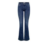 Onlann Mid Flared DNM Soo615 Noos, Blu Jeans Scuro, (M) W x 32L