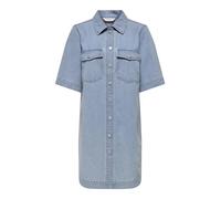 Onlbelle S/S Button Dress DNM Gua Noos, Mix Blu Chiaro, XL