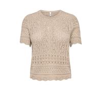 Onlelke Life S Structure O-Neck Knt Nca, Oxford Tan., S