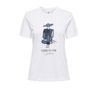 Onlemma Life Reg S/S Lady Top Jrs Noos, Bianco, L