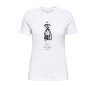 Onlemma Life Reg S/S Lady Top Jrs Noos, Bianco, M