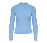 Onlemma - Top Noos Jrs L/S a Collo Alto, Blu Oltremare, S