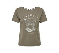 ONLFREE Life S/S Cross Back Top Box Jrs, Noce/Stampa: Naturale, S