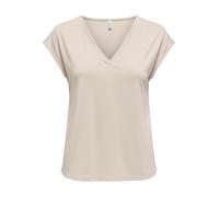 Onlfree Life S/S MOD.V-Neck Top Jrs Noos, Pumice Stone., M