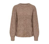 Onlgila Life LS Structure O-Neck BF Knt, Cocco tostato., S