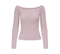 ONLGLAMOUR L/S Boat Neck Top Box CC Jrs, Chiaro Grigio Melange, XS