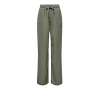 Onlgoa MW Linen Bl Pull-Up Pant CC Pnt, Smokey Olive, (S) W x 32L