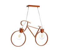 Onli 4900/SA Bike Lampada a Sospensione Bicicletta in Metallo Arancio