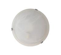 ONLI Duna - Plafoniera, Vetro, Diametro 30cm, Bianco
