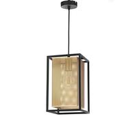 ONLI Lampada da soffitto 1 Luce Malik Color Oro e Nero