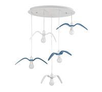ONLI Lampada da soffitto, Bianco, Azzurro