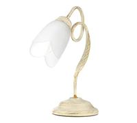 ONLI - Lampada da tavolo Doppio giro color avorio