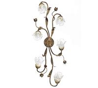 ONLI Lampadario a soffitto Arianna 6 luci Bronzo