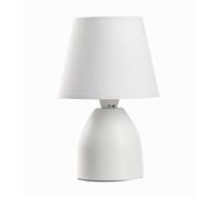 Onli Nano Lampada da Tavolo E14, Bianco, 13 cm x h 19 cm