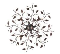 ONLI PLAFONIERA CERNECCHIO 8 LUCI Bronzo