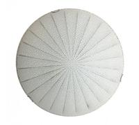 Onli Crux Plafoniera E27, Bianco, 40 cm, vetro