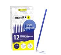 Online 12 Mine di Ricambio Cancellabili Compatibili Con Penne Gel Legami MagiXX | Blu Tratto 0,7 mm di Spessore | Ricariche per Roller Cancellabili