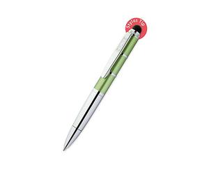 Online 33657/3D - Penna a sfera e stilo Piccolo, verde metallizzato