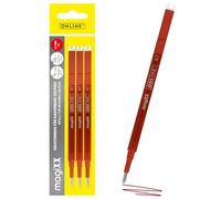 Online 3x ricariche cancellabili I Compatibile con Pilot Frixion, magiXX I Rosso 0,7 I Ricambio per penna gel cancellabile I Ricariche per penne roller gel con inchiostro cancellabile