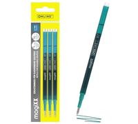 Online 3x ricariche cancellabili I Compatibile con Pilot Frixion, magiXX I Turchese 0,7 I Ricambio per penna gel cancellabile I Ricariche per penne roller gel con inchiostro cancellabile