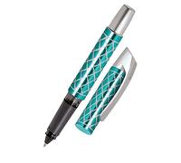 Online 61409/3D - Penna roller Campus Diamond Turquoise, Magic Ball Technik, per cartucce di inchiostro standard, 1 pezzo