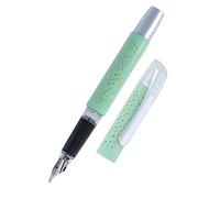Online 61469/3D - Penna stilografica per calligrafia "Campus Spotlights NeoMint", punta standard da 1,4 mm, impugnatura ergonomica soft-touch, adatta a chi soffre di allergie, 1 pezzo