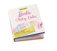 ONLINE Barbie Sticky Notes - Set di 7 fogli adesivi in diverse forme, foglietti adesivi per scuola, ufficio e uso quotidiano, in bellissimi design Barbie, ottimo regalo per il compleanno dei bambini