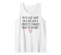 Online Dating Anniversary Dating App Funny His Her Couples Canotta