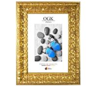 Online-GalleryKing Cornice barocca con finitura oro rustica 50 x 70 cm | Dimensioni selezionabili | Elegante cornice in legno | Su misura | per foto, poster e puzzle | OGK_16