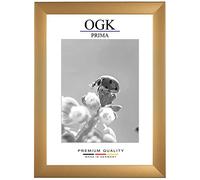 Online-GalleryKing Cornice Foto 70 x 130 cm Cornice per Poster Puzzle Collage di Foto Colore Oro Semplice in Vetro antiriflesso e Cornice in MDF da 35 mm
