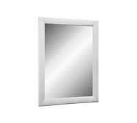 Online-GalleryKing TheMIROR' Specchio incorniciato in vero vetro 35 x 40 cm su misura specchio da parete in colore bianco adatto ad esempio come specchio da corridoio, salone ecc.