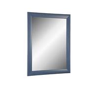 Online GalleryKing TheMIRROR - Specchio con cornice in vero vetro cm, realizzato su misura, colore blu ardesia, ad esempio come specchio da corridoio, salone, ecc., legno MDF, specchio., Blu ardesia,