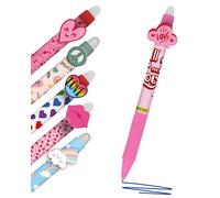 Online MagiXX, 6 x Fun Love & Peace Erasable Gel Pens, Blue, 0.7 mm, Erasable, S
