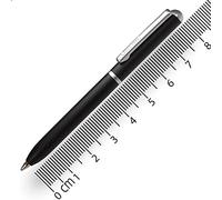 Online Mini penna a sfera a torsione nera con clip in metallo ricarica penna standard piccole penne per la borsa lunghezza 8 cm, si adatta a portafogli e piccole borse biro con colore nero scrittura