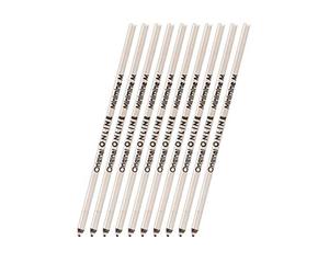 Online Mini ricariche per penna a sfera, standard internazionale D1, larghezza tratto M, indelebile, set da 10, inchiostro nero