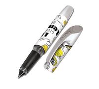 Online Penna a sfera ergonomica per scuola/università universitaria, colore limone, per mancini e destrimani, impugnatura morbida, per cartucce d'inchiostro standard, ricaricabile, ideale per