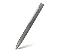 Online Penna a sfera OCTOPEN I di alta qualità in metallo grigio I mina sostituibile, inchiostro blu, adatto ai documenti, idea regalo, 1 pezzo (confezione da 1)