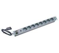 ONLINE USV 19" USV-Steckdosenleiste 2 m 10 A Grigio Strip KG10A8SCH-RACK