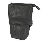 Online X-Pand - Astuccio 2 in 1 e portapenne, per scuola e università, con 3 scomparti interni per utensili da scrittura, trucchi e Co. I Pop Up Pencil Case con scritta in lingua tedesca Nero è
