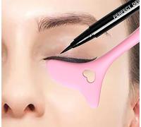 Onlineforu LTD Eyeliner in silicone - Rosa a forma di Y Ala & Ombretto Guida - Strumento di trucco riutilizzabile facile da pulire