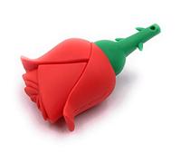 Onlineworld2013 Rose love flower con stelo spine rosse Funny USB stick 32 GB USB 2.0