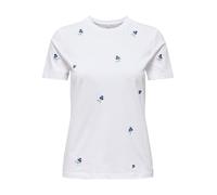 ONLY Maglietta 'ONLKETTY' indaco / verde / bianco Donna ONLY S