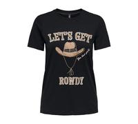 Onlkita Life Reg S/S Texana Top Box Jrs, Nero, XL