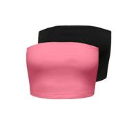 Onllive Love Tube 2Pack Crop Top Noos, Nero, M