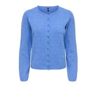 ONLY Onlloyal Life LS O-Neck Button Cardi Knt, Blu Oltremare, S Donna