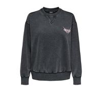 Onllucinda L/S Wild O-Neck Box Swt, Phantom, L