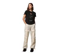 Only T-shirt Stay Wild nera con stampa Nero 36