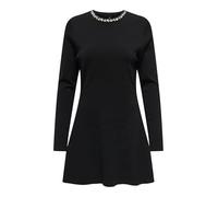 Onlmilla LS Bling Dress at Knt, Nero, L
